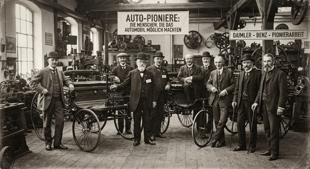 Daimler-Benz Fabrik Pionierarbeit der Ingenieure und Meister