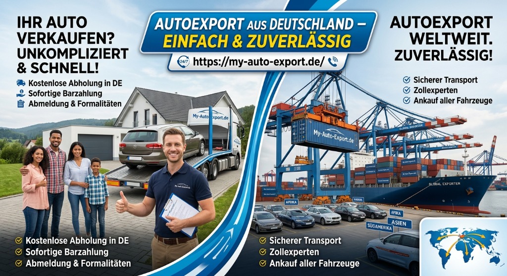 Autoexport Deutschland Weltweit - My-Auto-Export.de