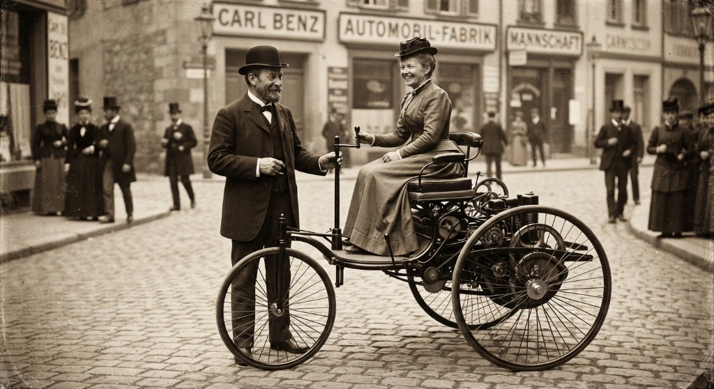 Carl Benz Automobil-Fabrik in Mannheim