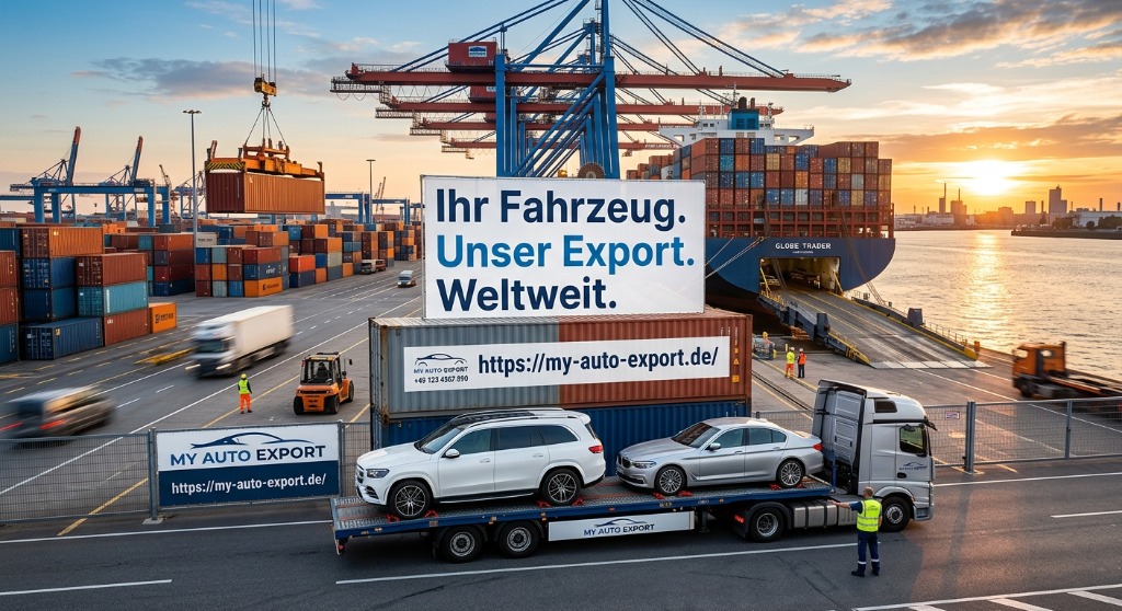 LKW und Nutzfahrzeuge Export Seefracht Hafen - My-Auto-Export.de